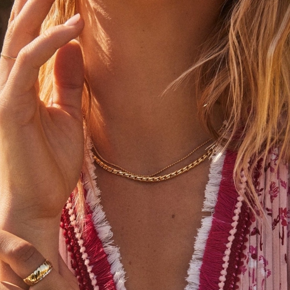 Gorjana Julian necklace 18k gold plated